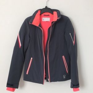 Hot pink and grey Size 6 Spyder Jacket.